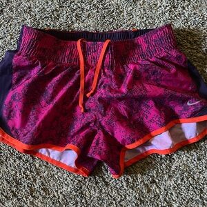 Under Armor Dri-fit running shorts pink purple